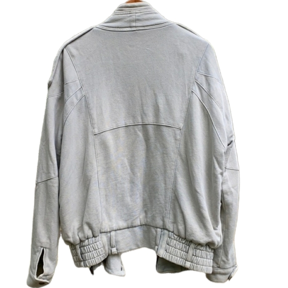 Free People Oversized Cotton Moto Jacket - Picture 5 of 7